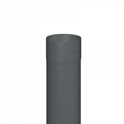 Детальное фото труба водосточная, l-2 м, d-100 мм, темно-серый, rheinzink